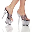 Lucious Women's CENTERSTAGE-701HL 6 3/4" Platform Mule, Available in 10 Colors