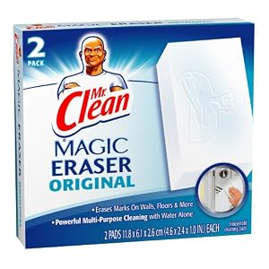 Mr Clean Erase and Renew Magic Eraser, Original, 2 Count (Pack of 3)