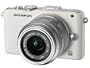 Olympus PEN E-PL3 Systemkamera (12 Megapixel, 7,6 cm (3 Zoll) Display, bildstabilisiert) silber Kit mit 14-42mm und 40-150mm Objektiven silber
