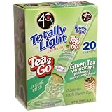 4C Totally Light Tea 2 Go Green Tea Ice Tea Mix Sugar Free 20 Count Boxes Pack of 3 by Totally Light