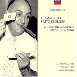 Homage To Kreisler; 22 Favourite Miniatures for violin & piano [Australia]