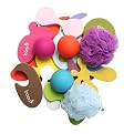 Boon Bath Goods Designer Bath Toy and Scrubbies Set
