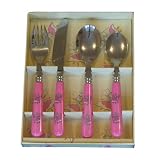 Martin Gulliver Designs Childrens Pink Fairy Cutlery Set