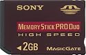 SONY メモリースティックPROデュオ(Hi-Speed)2GB [MSX-M2GNU]