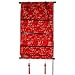 Asian D�cor - Window Treatments Shades - Shang Hai Tan Roman Blinds - Red