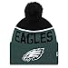 New Era Philadelphia Eagles 2015 Sport Knit Cuffed Pom Knit Cap/Beanie