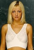 CITY BRAS Ultra comfort cotton overhead vest/sleep WHITE CROP TOP - All sizes **SAME DAY FREE POSTING**