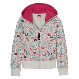 Girls' Paul Frank for Target® Long-sleeve Printed Hoodie - White : Target
