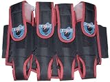 Zephyr Sports 4+3 Harness with free pods - Red