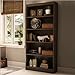 South Shore Axess Collection 5-Shelf Bookcase, Chocolate