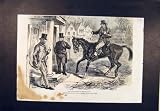 CHRISTMAS EVE HOUSE FIRE TWISTER HORSE SWAIN PRINT 1860
