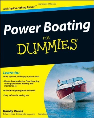 Power Boating For Dummies by Vance, Randy (2009) Paperback
