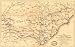 Map showing route of marches of the army of Genl. W. T. Sherman from Atlanta, Ga., to...