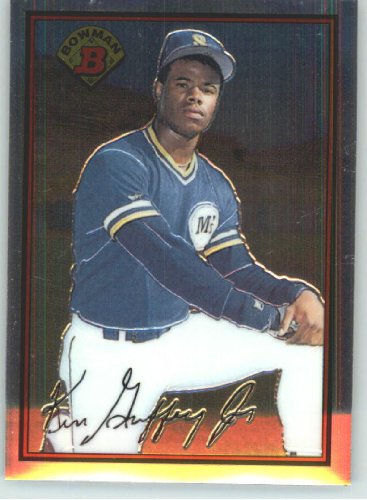 2002 Bowman Chrome Reprints #BCR-KG Ken Griffey Jr. 89 - Cincinnati Reds (Rookie Card Reprint)(Baseball Cards)