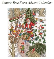 Advent Calendar - Santa's Tree Farm (with Poem)