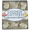 Fox Run 3645 Animal Mini Cookie Cutter Set