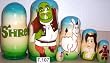 Russian Nesting Doll Shrek 5 Pc / 7 in #7.107