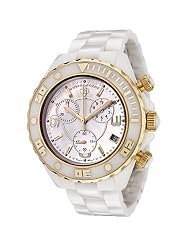Swiss Legend Men's SL-30050-WWGR Karamica Collection Chronograph White Ceramic Watch