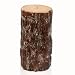 3.2 x 6 Snow Scented Bark Pillar Candle