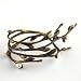Pussy Willow Napkin Rings, Cast in Bronze with Fresh Water Pearls Set of 4