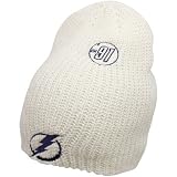 NHL Reebok Tampa Bay Lightning White Origin Long Knit Beanie