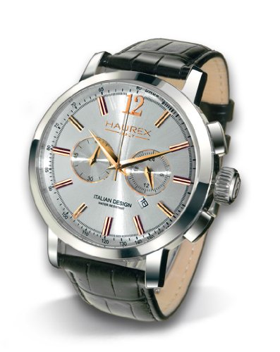 Haurex Italy Herrenuhr Maestro Silver Dial Watch #9A330USH Preisvergleich