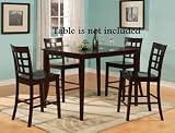 5-pc Packed Pub Set of Table and Chair