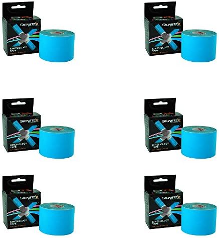 Skinetex Kinesiology Tape 6 Pack (Blue)
