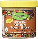 Vogue Cuisine Onion Soup & Seasoning Base 4oz - Low Sodium & Gluten Free