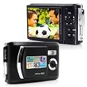 SVP Xthinn-8061 Black 12MP Max 2.8-inch LCD Slim Digital Camera with rechargeable battery
