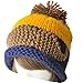 eYourlife2012 Women's Beard Mustache Knitted Striped PHat Hip Hop Beanie Cap