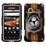 Samsung Galaxy Prevail M820 Hard Shell Protector Guard Cover Case- Soccer C ....