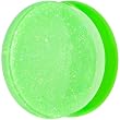 30mm Blue Neon Glitter Saddle Plug