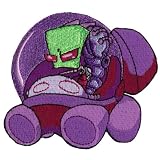 Invader Zim – Zim In Spaceship Iron On Patch