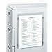 C-Line Magnetic Clear Vinyl Shop Ticket Holder, 9 x 12 Inches, 15 per Box (83912)