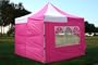 10x10 Pop up 4 Wall Canopy Party Tent Gazebo Ez Pink White
