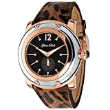 Glam Rock Women's GR10040 Miami Collection Diamond Accented Maculate Patent Leather Watch