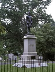 Edward Valentine's Statue of Stonewall Jackson, Lexington, Virginia - 16"x20" - Fine-Art Gicl??e Photographic Print by Carol M. Highsmith