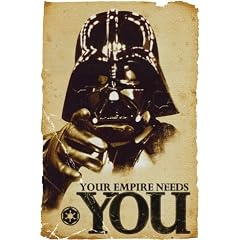 1art1 52077 Star Wars - Empire Needs You Poster 91 x 61 cm