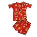 Search : Iron Man by Marvel - Infant And Toddler Boys Short Sleeve Shortie Iron Man Pajamas, Red