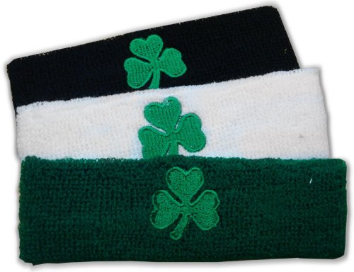 St.Patrick's Day Shamrock Warm Headband (Assorted Colors)