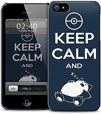 Keep Calm And Snorlax Apple iPhone 6 protective designer plastic skin / case (to fit 4.7 inch version)