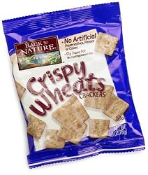 Back to Nature Crispy Wheat Crackers, 1-Ounce Bags (Pack of 32)