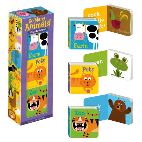 Peaceable Kingdom Press So Many Animals! Gift Book Set