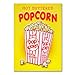Hot Buttered Popcorn Metal Sign