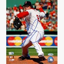 Eric Gagne Autographed "Boston Red Sox Home Pitching" Vertical 8" x 10" Photograph (Unframed)