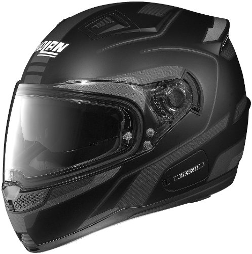 Nolan N85 Graphics Helmet, Virage Flat Black/Anthracite, Helmet Category: Street, Size: Lg, Primary Color: Black, Helmet Type: Full-face Helmets I855271850451