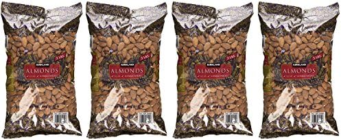 Kirkland Signature, Supreme Whole Almonds mLJjf 3 lb bag (Pack of 4)
