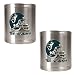 Houston Texans NFL 2pc Stainless Steel Can Holder Set- Helmet Logo