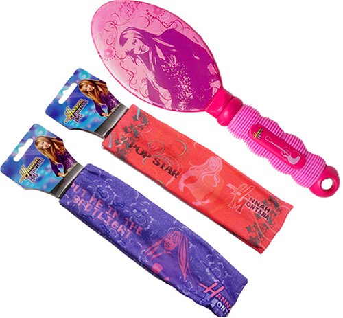 Childrens Toyshop  Health & Personal Care : Hannah Montana Hairbrush & 2 Hannah Montana Headbands,Hannah Montana Hat also available!